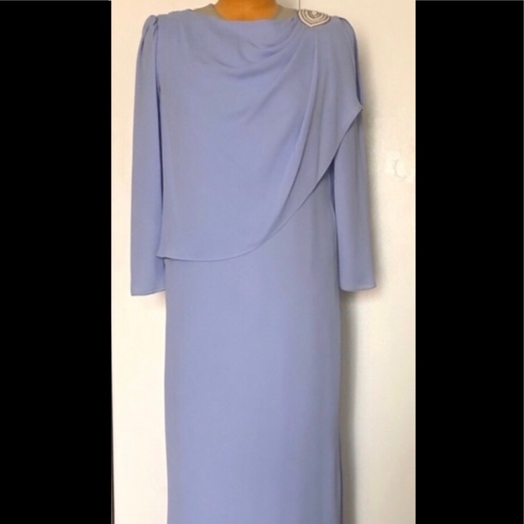 Vintage Talk to Me Jambrusco Dress Size L Embellished Rhinestones Pearls - Picture 12 of 14